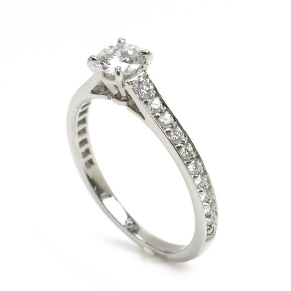 CARTIER Platinum Diamond 1895 Ring - Picture 2 of 8